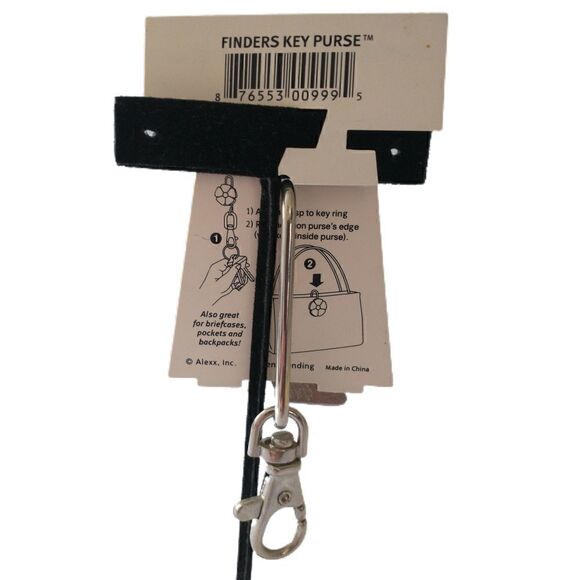 Enameled Boot ALEXX Inc FINDERS KEY PURSE Finder Fob Keychain Pink Rhinestones. - Picture 7 of 15